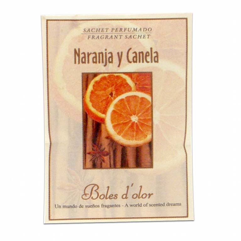 Mini sachet naranja y canela