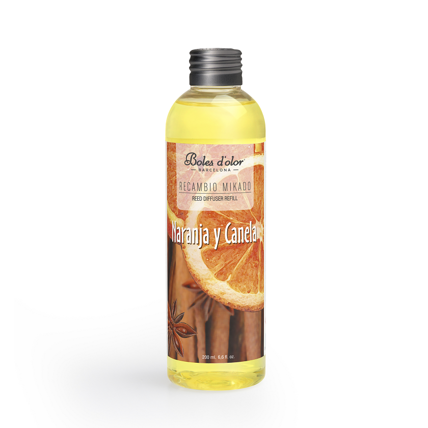 RECAMBIO MIKADO NARANJA Y CANELA 200ML